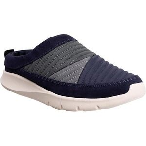 Revitalign Women's Size 11 Basin Quilted Mule Comfortable Pull-On Navy Blue